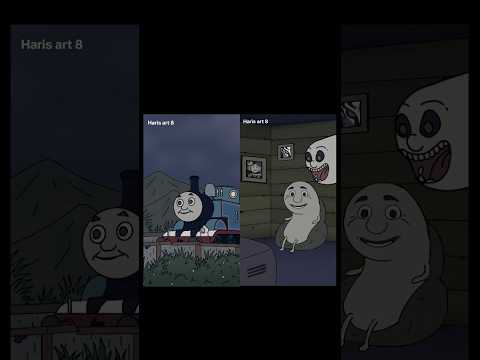 Animation thomas.exe scary on night