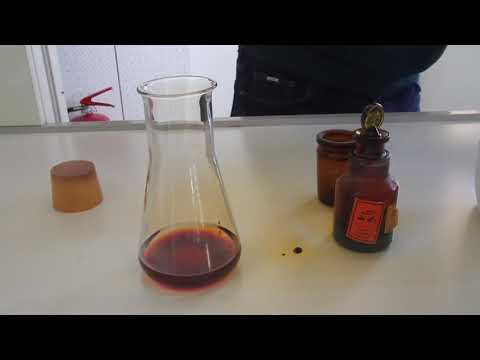 Radikalische Substitution: Brom reagiert mit n-Heptan