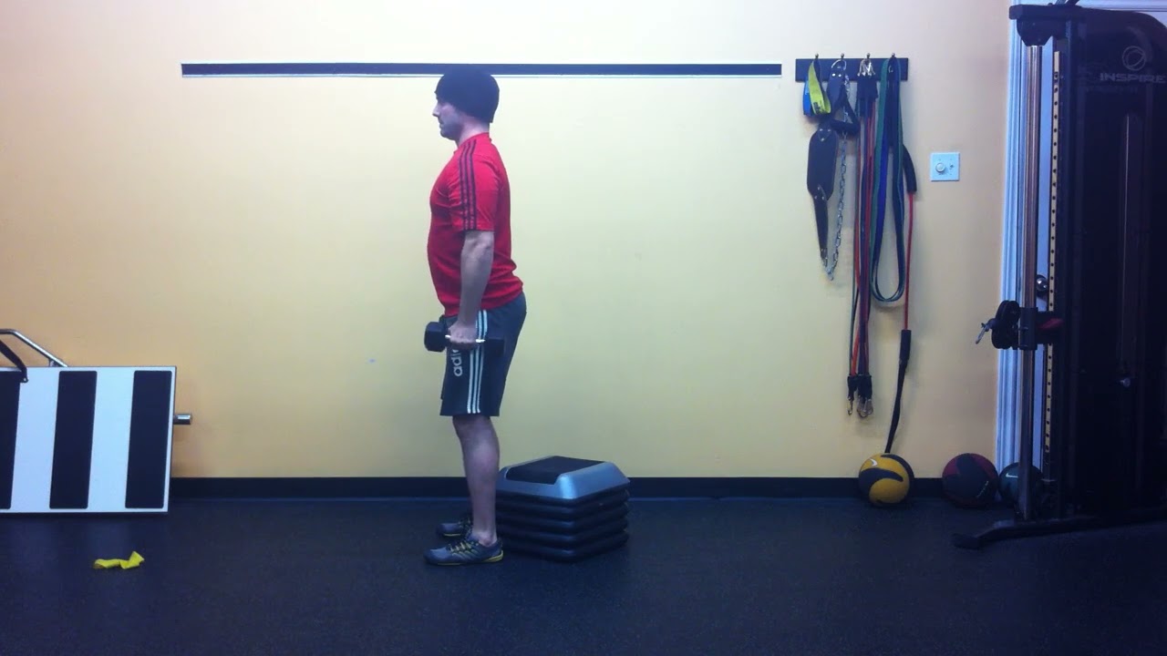 3. Level 3 Box Squat (Side View)