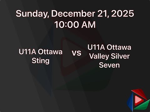 U11A Ottawa Sting vs. U11A Ottawa Valley Silver Seven