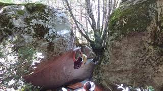 Video thumbnail of Harri-jasotze, 7b (sit). Cavallers