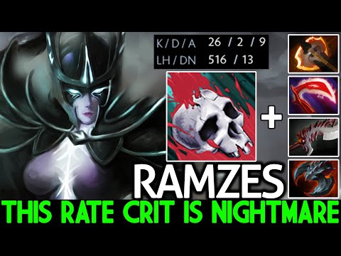 RAMZES [Phantom Assassin] This Rate Crit is Nightmare No Mercy 26 Kills Dota 2
