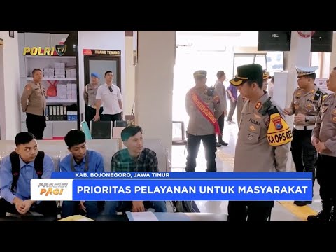 KAPOLRES BOJONEGORO CEK KESIAPAN LAYANAN CALL CENTER 110
