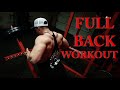 FULL BACK WORKOUT