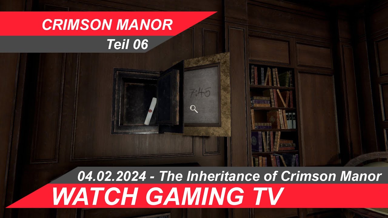 The Inheritance of Crimson Manor Teil 6 des Rätselspiel #youtubestar #gameplay #gameplaywalkthrough