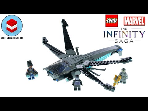 Vidéo LEGO Marvel 76186 : Le dragon volant de Black Panther