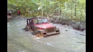 preview picture of video 'Jeep, Mud, Water and determination'