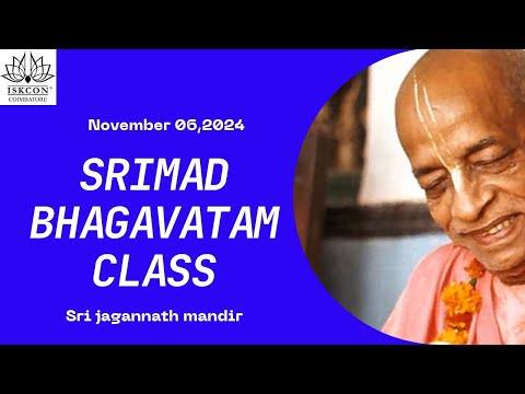 Srimad Bhagavatam Class (4.24.70) | HG Madhu Gopal Das | 06.11.2024