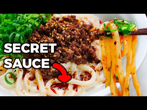 SPICY Udon Recipe for Summer - Chilled Sesame Noodles