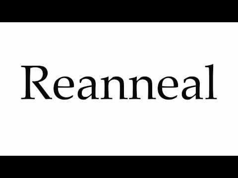 How to Pronounce Reanneal