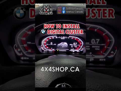 How to Install INAV Digital Cluster on BMW X5 E70 4x4shop #4x4shop #bmwx5 #bmw #digitalcluster #e70