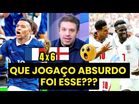 SENSACIONAL! “Cara, esse FRANÇA 4 x 6 INGLATERRA foi um…” JOGAÇO na DECISÃO DO 3º LUGAR DA COPA!