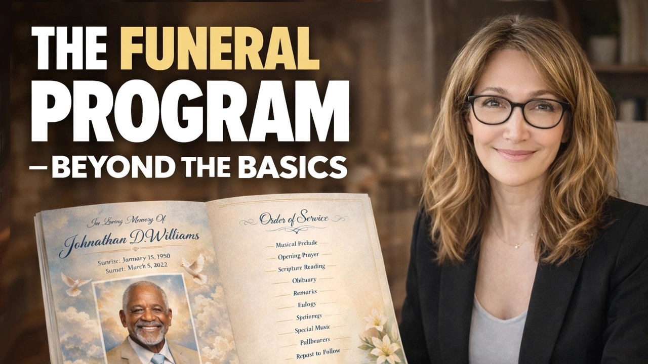 The Funeral Program Beyond the Basics