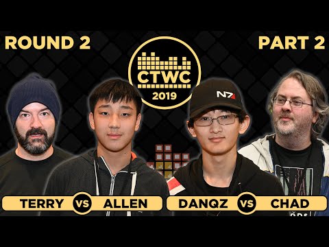 2019 CTWC Classic Tetris Rd. 2 - Part 2 - CHAD/DAN QZ + TERRY/ALLEN