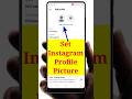 Instagram Dp Instagram Dp Kaise Lagaye How To Set Profile Photo In Instagram Instagram Shorts