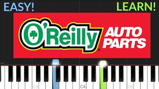 O'Reilly Auto Parts Jingle | EASY Piano Tutorial