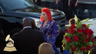 Lady Gaga | Limo Cam | 58th GRAMMYs