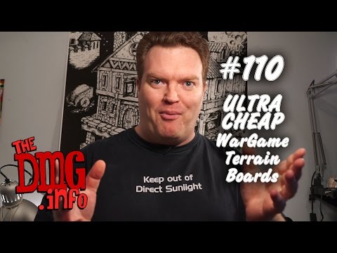 Ultra-cheap modular wargame terrain boards and RPG wilderness terrain! DMG#110
