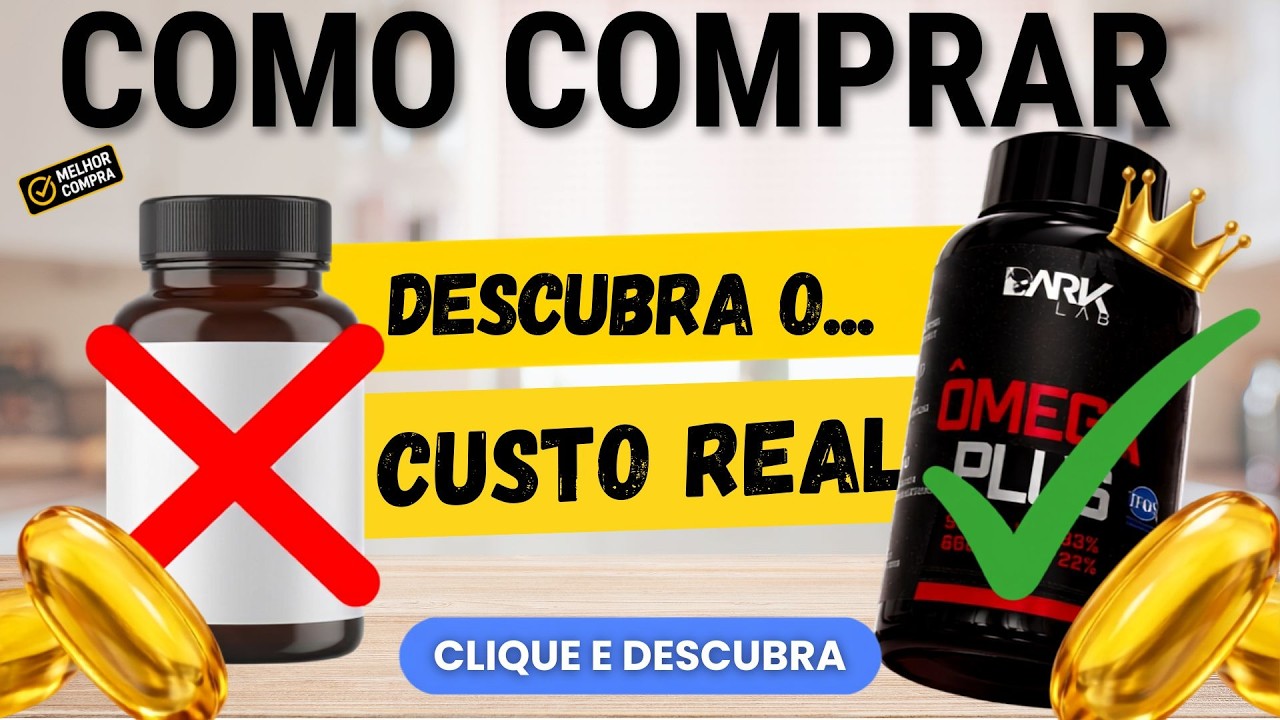 Miniatura da avaliação em vídeo de Ômega 3 EPA DHA Dark Lab 120 cápsulas Natural / Sem Sabor