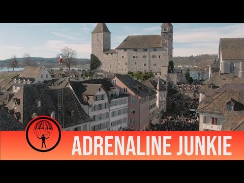 Circus Performer Completes Show About Town