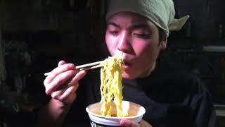 Midnight meal AM0　午前0時　担々麵 いただきます！　#Shorts
