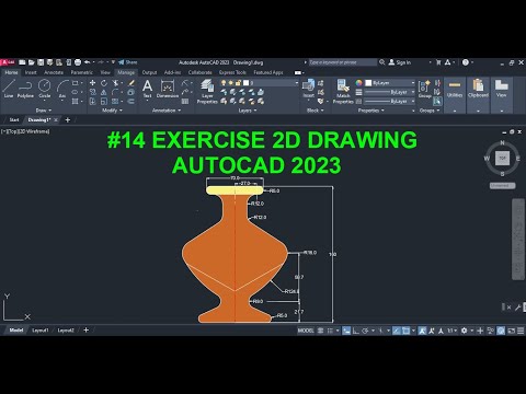 AutoCAD 2D exercise 1