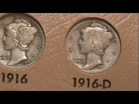 Complete Mercury Dime Collection ☆All Key Dates☆ | ASMR