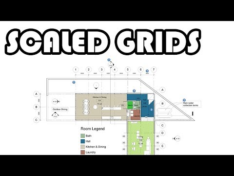 Learn Revit in 5 minutes: Different  Grids