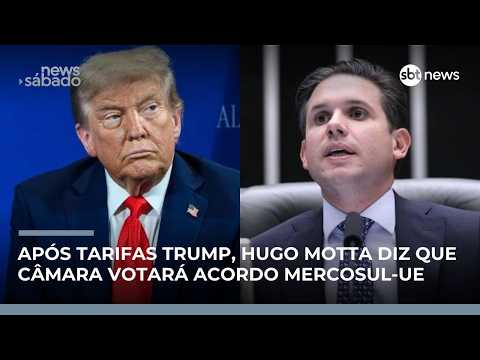 Trump aumenta tarifa global para 15% e Hugo Motta reage | #NewsSábado