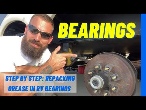 How to repack wheel bearings | Installing grease seals on Grand Design Solitude