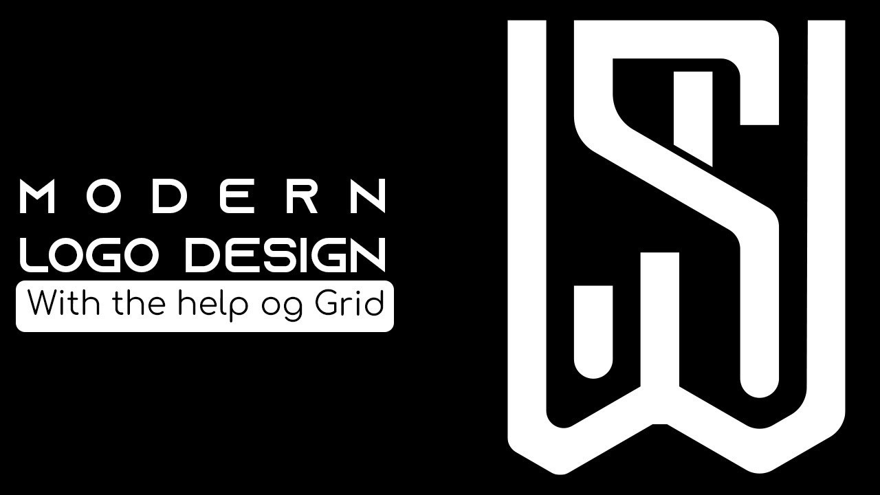 Modern W S logo design | Grid logo designs | Illustrator