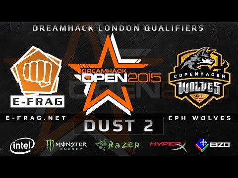 E-FRAG.NET vs. Cph Wolves - Map 2 - Dust 2 (Dreamhack London Qualifiers)