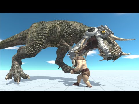 IRON BITE REX vs UNITS - Animal Revolt Battle Simulator