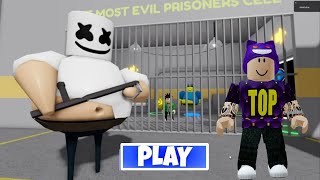 MARSHMALLOW PRISON RUN OBBY Full Gameplay Walkthrough New Update #roblox #scaryobby #obby