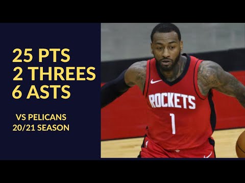 John Wall 25 Pts 2 Threes 6 Asts 4 Rebs Highlights vs New Orleans Pelicans | NBA 20/21 Season
