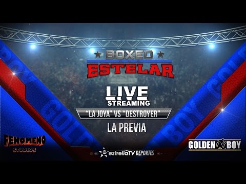 En Vivo (09.02.16) LA PREVIA DE BOXEO ESTELAR "LA JOYA VS. "DESTROYER"