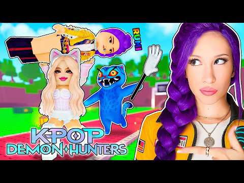 I PLAYED KPOP DEMON HUNTERS Games on ROBLOX..