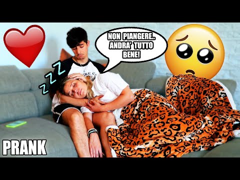 MY GIRLFRIEND CRIES AND THEN FALLS ASLEEP IN MY ARMS! - JUST JOKING *AWESOME REACTION*