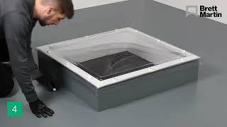 How To Install A Mardome Trade Fixed Unvented Dome On An Upstand