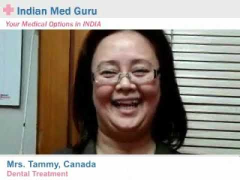 Canada Patient's Dental full mouth Implant surgery in Delhi India