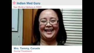 Mrs. Tammy, Canada patient video testimonial India