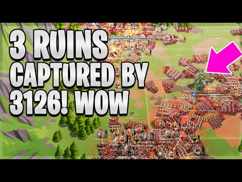 3126 Takes 3 Dark Ruins Insane 3 vs 1 KvK | Rise of Kingdoms - YouTube