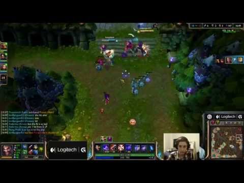 Bjergsen Draven vs Caitlyn [Challenger Ranked solo queue mid]
