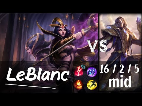 Bay LeBlanc MID vs Lucian - Challenger Replay KR