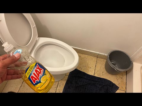 ⚠️🛑 Tried Dish Soap And Hot Water To Unclog Toilet