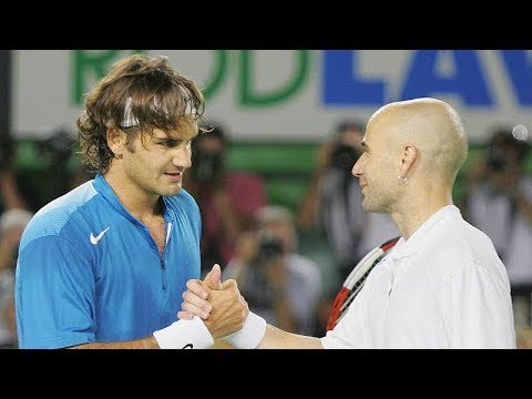 Roger Federer vs Andre Agassi • Australian Open 2005 : Highlights (HD)