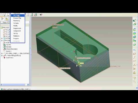 PRO-E ,,,,, MANUFACTURE DIE MILLING OPERATION (4). ,,,,,,