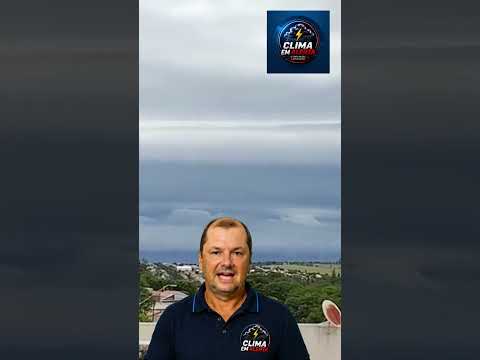 🚨⛈️ AGORA! NUVEM PRATELEIRA IMPRESSIONA EM TERRA BOA, NO PARANÁ!