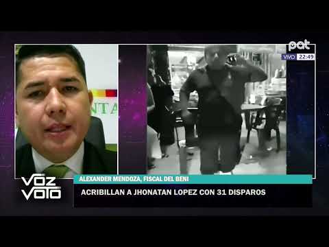 El fiscal del Beni, Alexander Mendoza