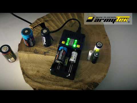 What batteries you can charge in Armytek Uni C2?